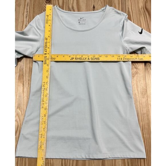 Nike Women's Dri Fit Long Sleeve Mint Size Medium - Picture 5 of 6